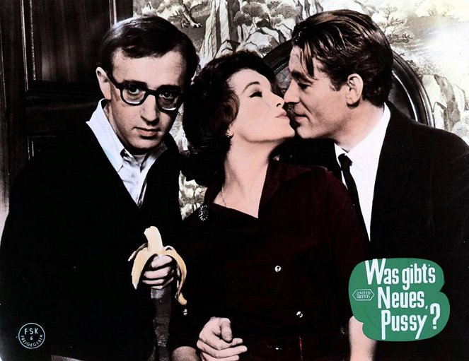 What's New, Pussycat - Lobby Cards - Woody Allen, Romy Schneider, Peter O'Toole