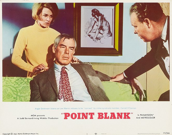Point Blank - Lobbykaarten - Angie Dickinson, Lee Marvin, Carroll O'Connor