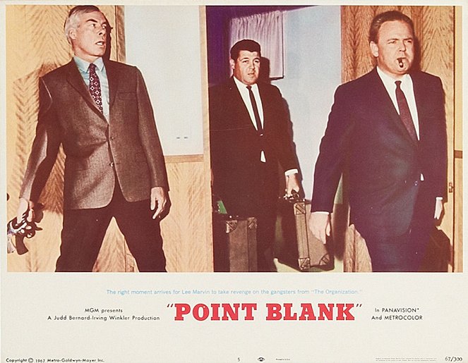 Point Blank - Lobbykaarten - Lee Marvin, Carroll O'Connor