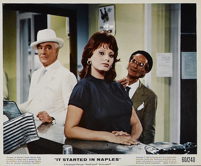 Es begann in Neapel - Lobbykarten - Sophia Loren