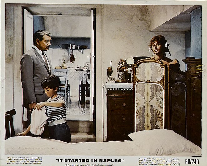 It Started in Naples - Lobby Cards - Clark Gable, Marietto, Sophia Loren