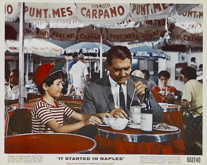 Es begann in Neapel - Lobbykarten - Marietto, Clark Gable