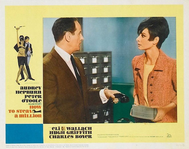 How to Steal a Million - Lobbykaarten - Eli Wallach, Audrey Hepburn