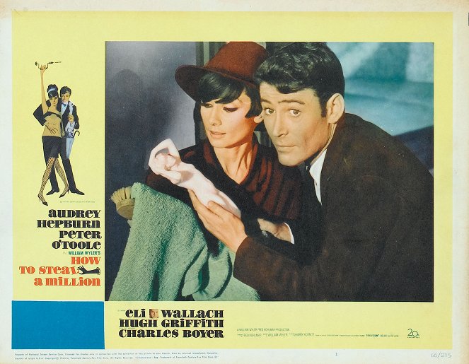 How to Steal a Million - Lobbykaarten - Audrey Hepburn, Peter O'Toole