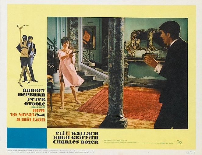 Comment voler un million de dollars - Cartes de lobby - Audrey Hepburn, Peter O'Toole