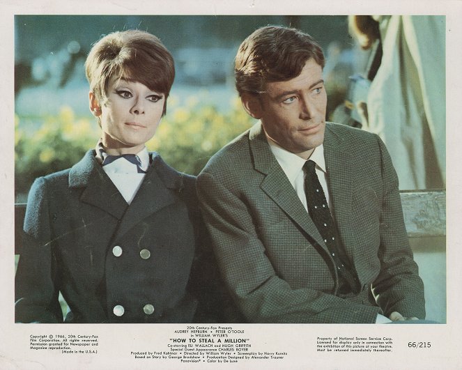 How to Steal a Million - Lobby Cards - Audrey Hepburn, Peter O'Toole