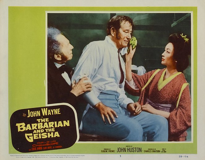 The Barbarian and the Geisha - Lobby Cards - Sam Jaffe, John Wayne, Eiko Ando