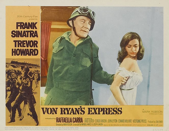 Colonel von Ryans Express - Lobbykarten - Trevor Howard, Raffaella Carrà