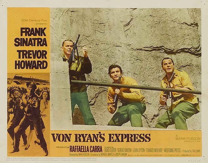 Von Ryan's Express - Lobby Cards - Frank Sinatra