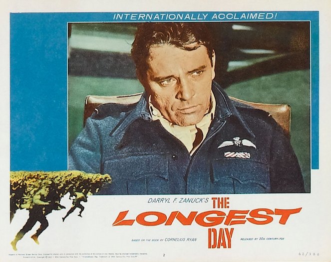 The Longest Day - Lobbykaarten - Richard Burton