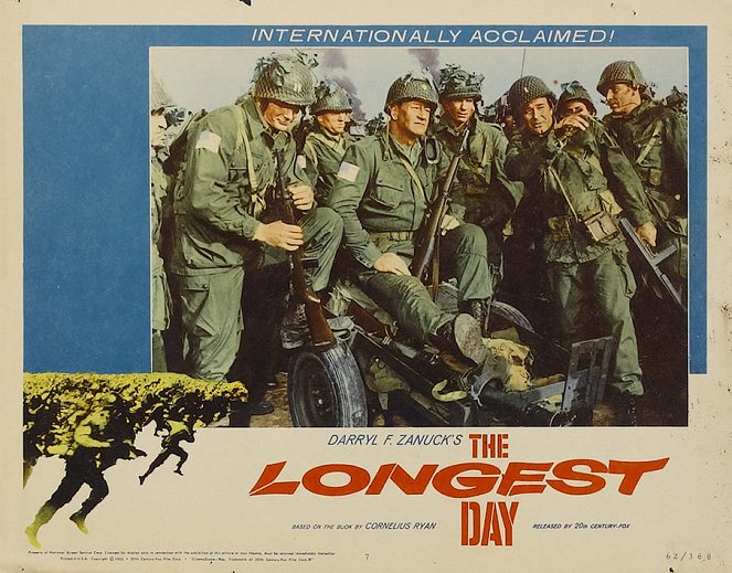 The Longest Day - Lobbykaarten - John Wayne