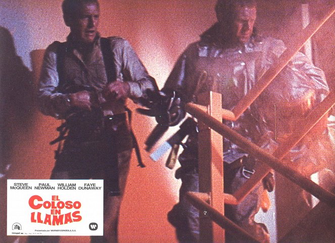 A Torre do Inferno - Cartões lobby - Paul Newman, Steve McQueen