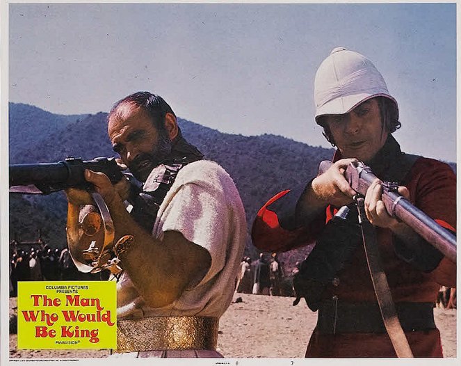 Man Who Would Be King - Seikkailujen sankarit - Mainoskuvat - Sean Connery, Michael Caine