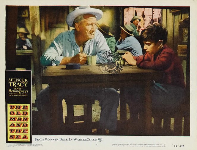 The Old Man and the Sea - Cartes de lobby - Spencer Tracy