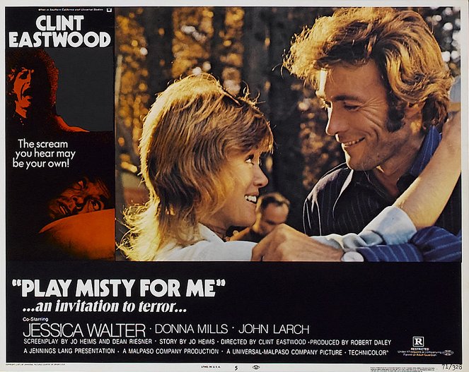 Play Misty for Me - Lobby karty - Donna Mills, Clint Eastwood