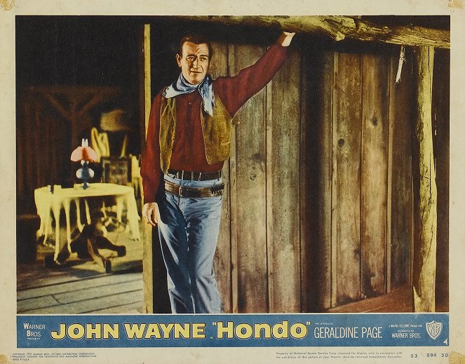 Hondo - Lobby karty - John Wayne