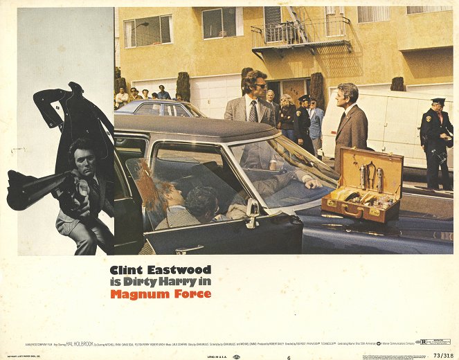 Magnum Force - Cartes de lobby - Clint Eastwood, Hal Holbrook