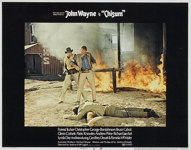 Chisum - Fotocromos - Ben Johnson, John Wayne