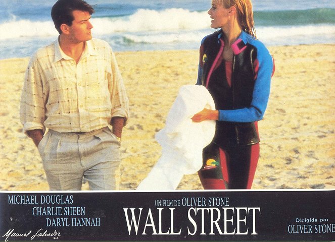 Wall Street - Cartões lobby - Charlie Sheen, Daryl Hannah