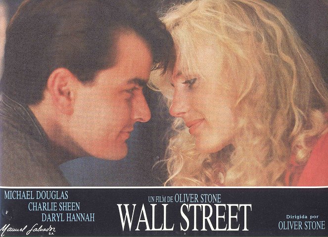 Wall Street - Cartões lobby - Charlie Sheen, Daryl Hannah