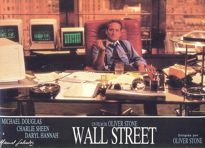 Wall Street - Cartes de lobby - Michael Douglas