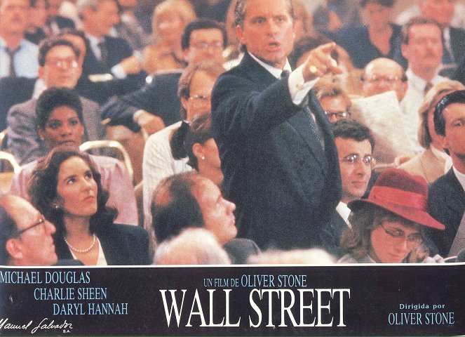 Wall Street - Cartões lobby - Michael Douglas
