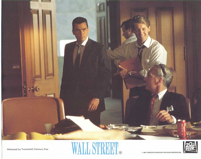 Wall Street - Cartões lobby - Charlie Sheen