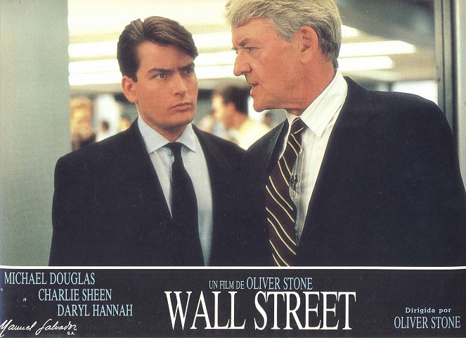 Wall Street - Lobbykaarten - Charlie Sheen