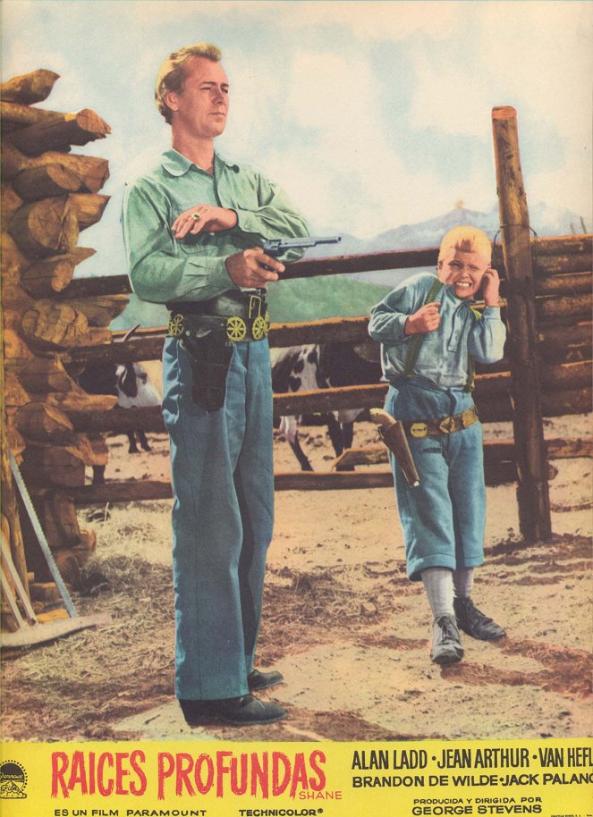 Shane - Lobbykaarten - Alan Ladd, Brandon De Wilde