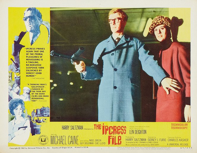 The Ipcress File - Lobby Cards - Michael Caine, Sue Lloyd