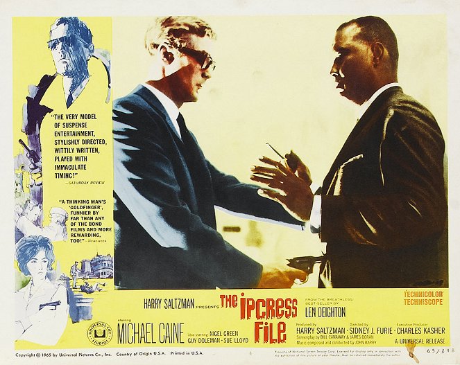 The Ipcress File - Lobby Cards - Michael Caine, Thomas Baptiste