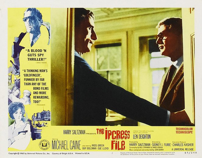 The Ipcress File - Lobby Cards - Nigel Green, Michael Caine