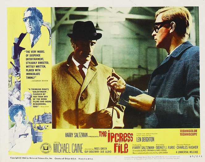 Ipcress - Lobby Cards - Nigel Green, Michael Caine