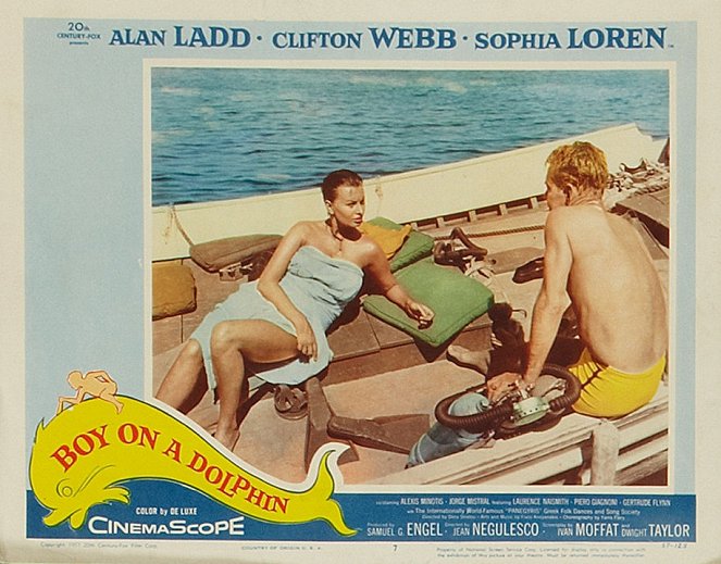 Boy on a Dolphin - Lobby karty - Sophia Loren