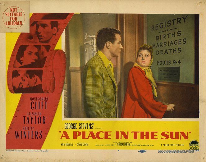 A Place in the Sun - Lobby Cards