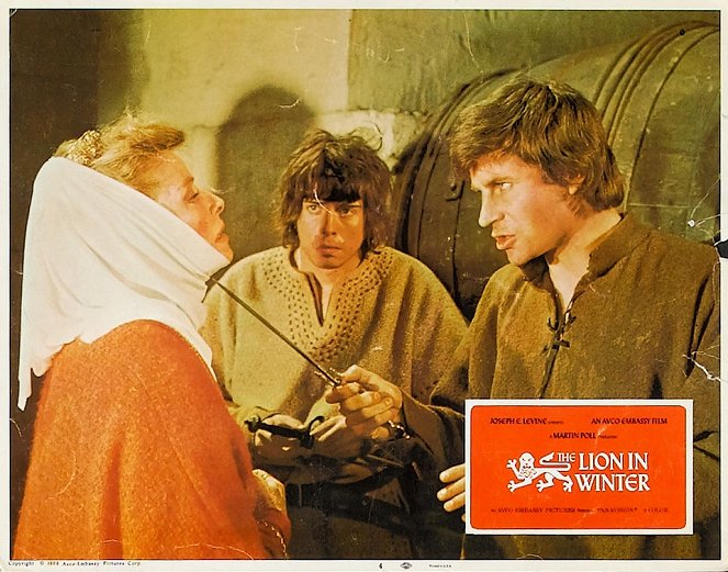O Leão no Inverno - Cartões lobby - Katharine Hepburn, Nigel Terry, John Castle