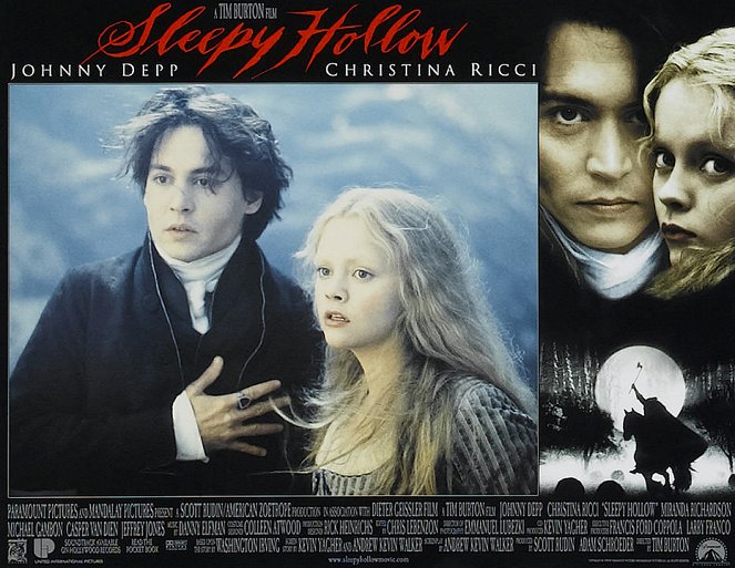 Sleepy Hollow - Lobbykaarten - Johnny Depp, Christina Ricci