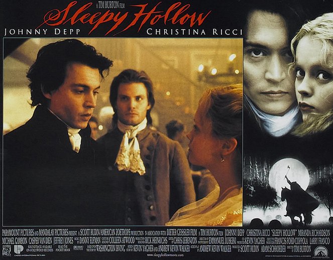 Sleepy Hollow, la légende du cavalier sans tête - Cartes de lobby - Johnny Depp, Casper Van Dien, Christina Ricci