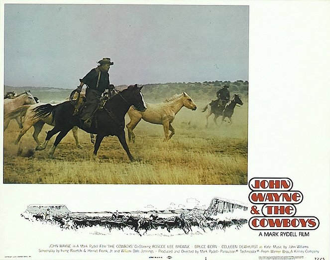 Los cowboys - Fotocromos - John Wayne