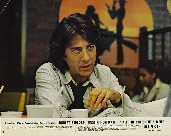 All the President's Men - Lobbykaarten - Dustin Hoffman