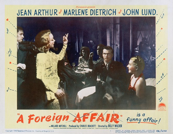 A Foreign Affair - Lobby Cards