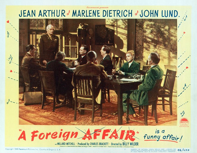 A Foreign Affair - Lobby Cards