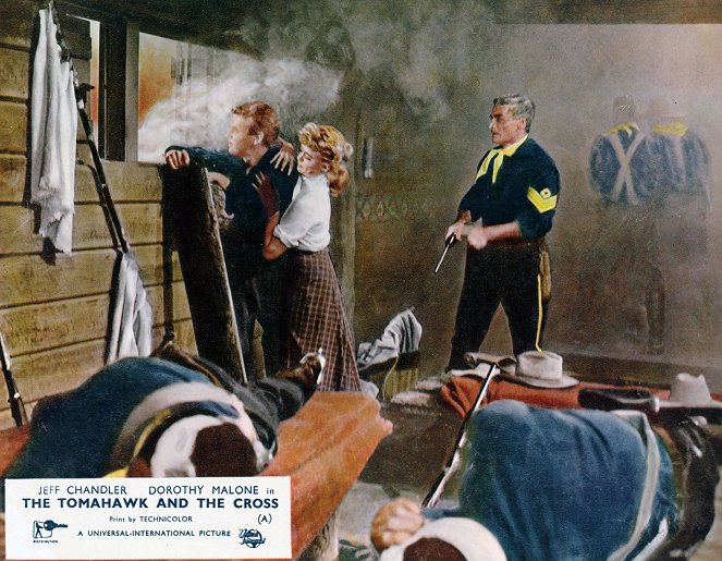 The Tomahawk and the Cross - Lobby Cards - Dorothy Malone, Jeff Chandler