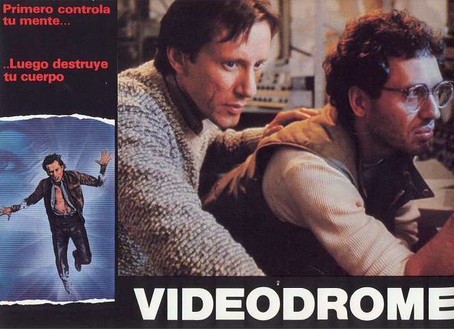 Videodrome - Fotocromos - James Woods, Peter Dvorsky