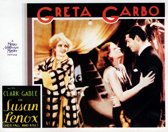 Susan Lenox (Her Fall and Rise) - Lobby karty - Greta Garbo, Clark Gable