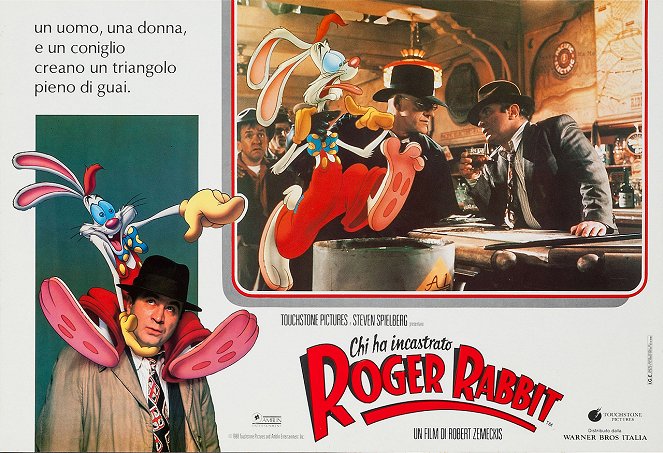 Who Framed Roger Rabbit - Lobbykaarten - Christopher Lloyd, Bob Hoskins