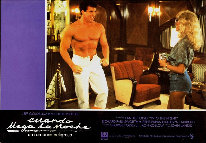 Into the Night - Lobby Cards - Jake Steinfeld, Sue Bowser