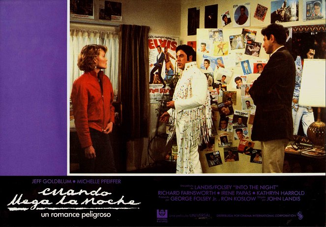 Into the Night - Lobby Cards - Michelle Pfeiffer, Bruce McGill, Jeff Goldblum
