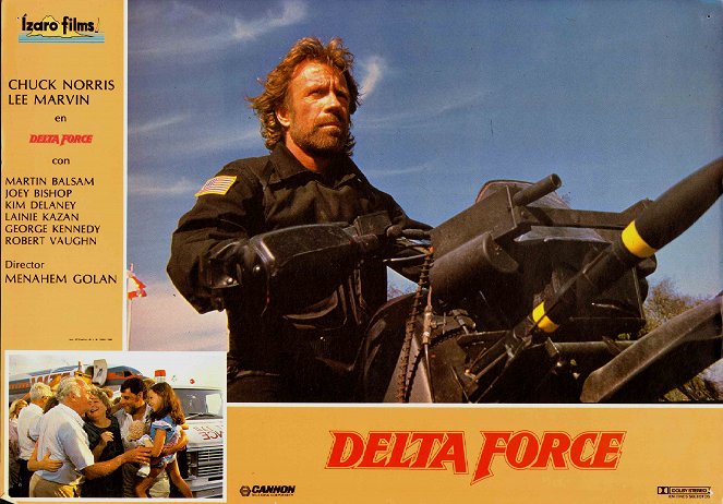 Delta Force - Cartes de lobby - Chuck Norris