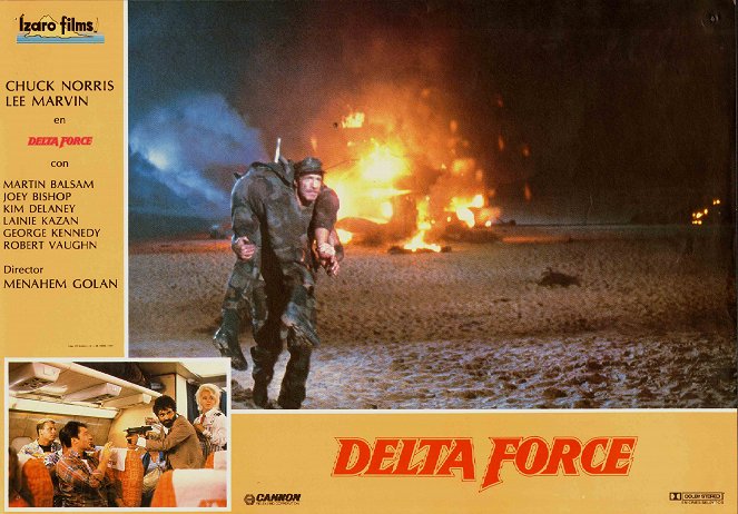 Delta Force - Cartes de lobby - Chuck Norris